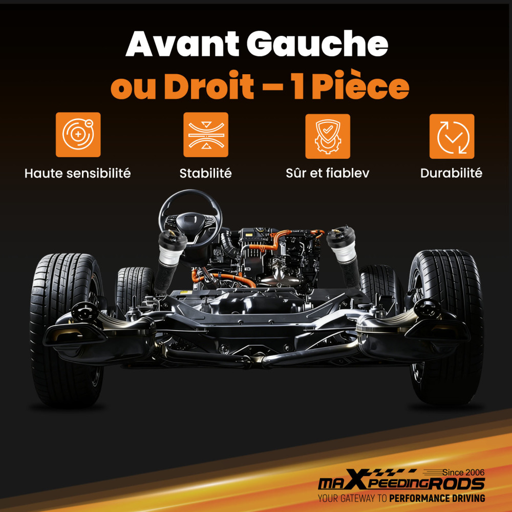 Ammortizzatori anteriori con sospensioni pneumatiche compatibile per MERCEDES W220 S430 S500 S600 2203205113