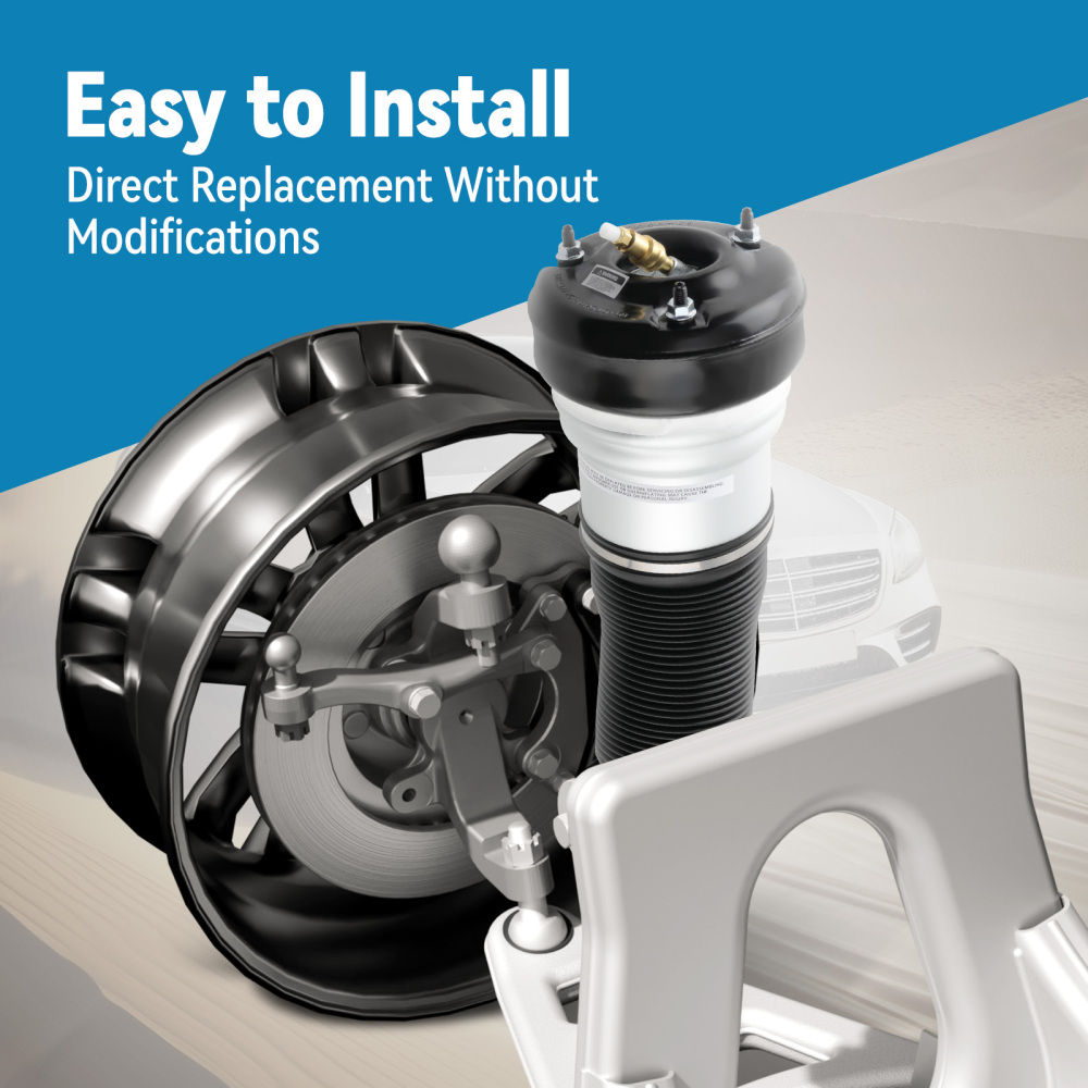 2X Front Air Suspension Shock Strut compatible for Mercedes S-Class W220 S500 S600