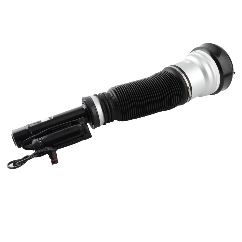Front Pair Air Suspension Strut +Air Pump compatible for Mercedes S Class W220 1998-2005
