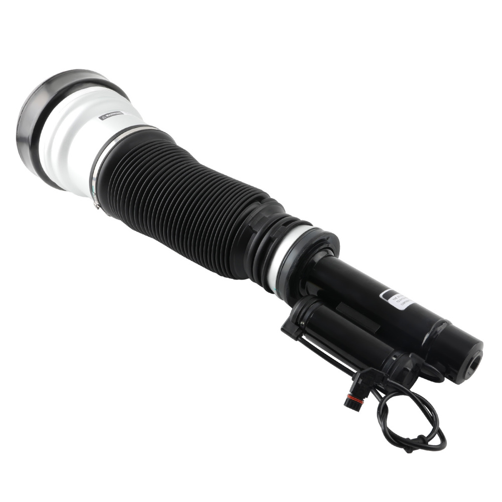 Front Pair Air Suspension Strut +Air Pump compatible for Mercedes S Class W220 1998-2005