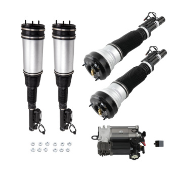Air Ride Suspension Kits compatible for Mercedes S Class W220 Font Rear w/ air Compressor