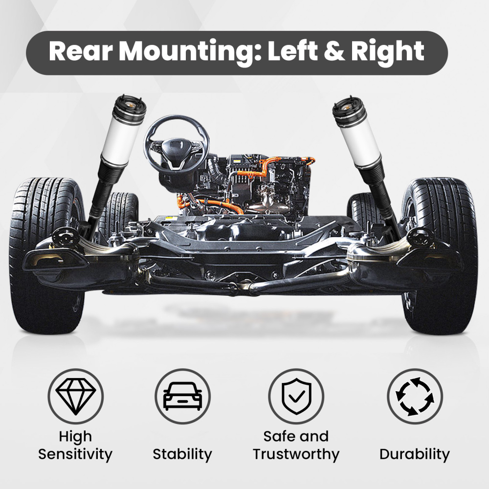 Rear Air Spring Suspension compatible for Mercedes S Class W220 S430 S500 S600 S55 AMG