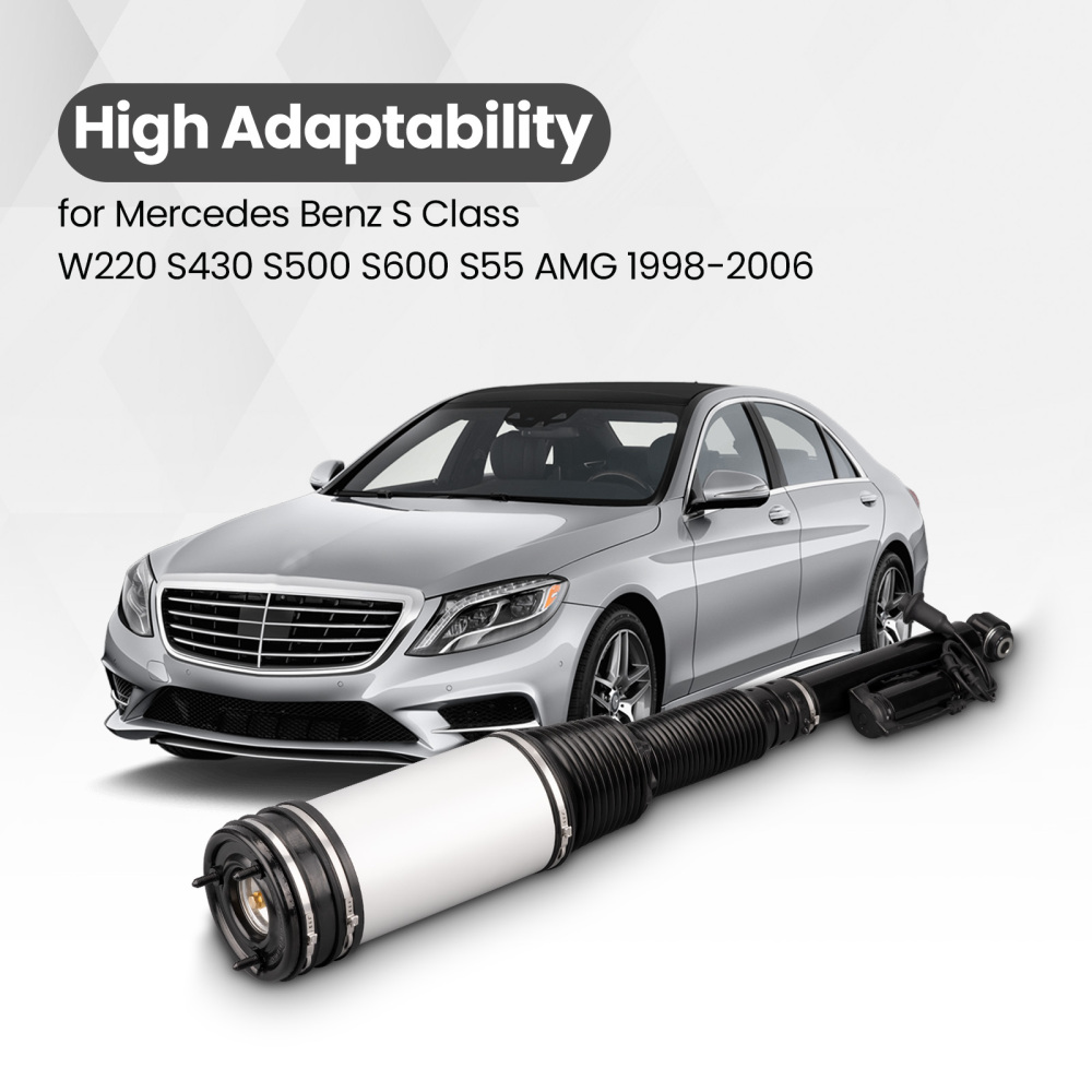 2x Rear Air Suspension Bags compatible for Mercedes-Benz S Class W220 S320/S430/S500/S600