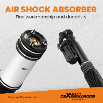 2x Rear Air Suspension Spring Shocks Struts compatible for Mercedes S Class S430