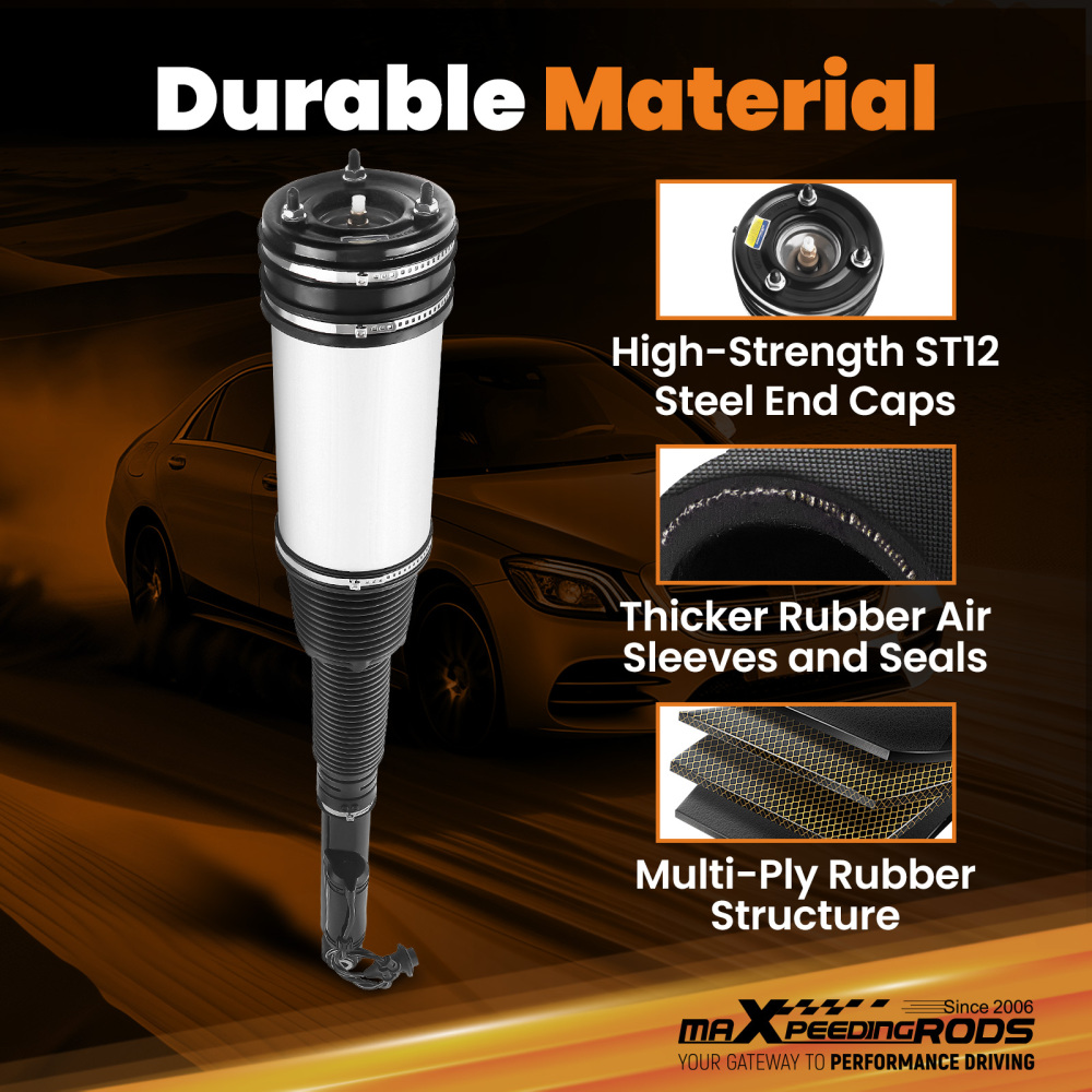 Rear Air Suspension Gas Struts Pair compatible for Mercedes-Benz W220 S-Class S430/S500/S55