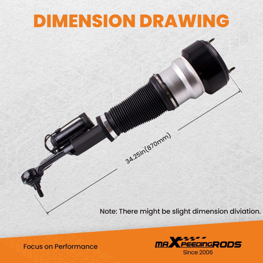  Ammortizzatore Anteriore Sinistro Ad Aria compatibile per Mercedes Classe S W221 4Matic 4Wd