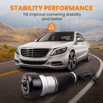 Front Air Shock Left Right compatible for Mercedes Benz S Class W221 S350 05-15 2213204913