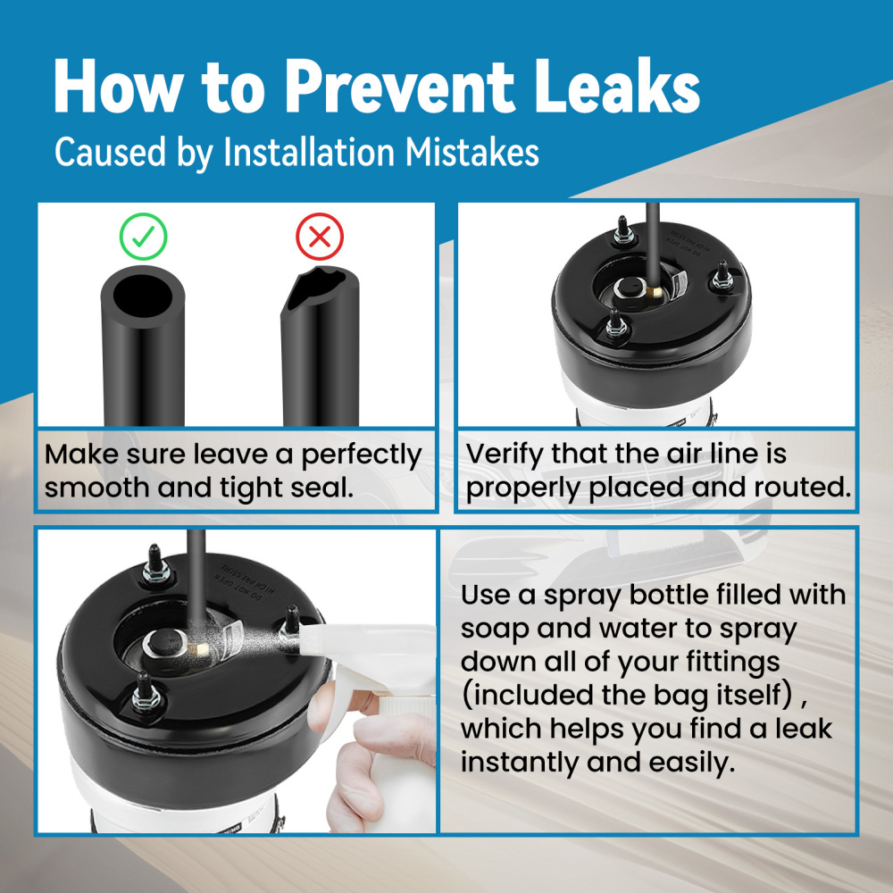 Front Air Suspension Shock Strut Absorber Damper compatible for Mercedes S Class 2213205213