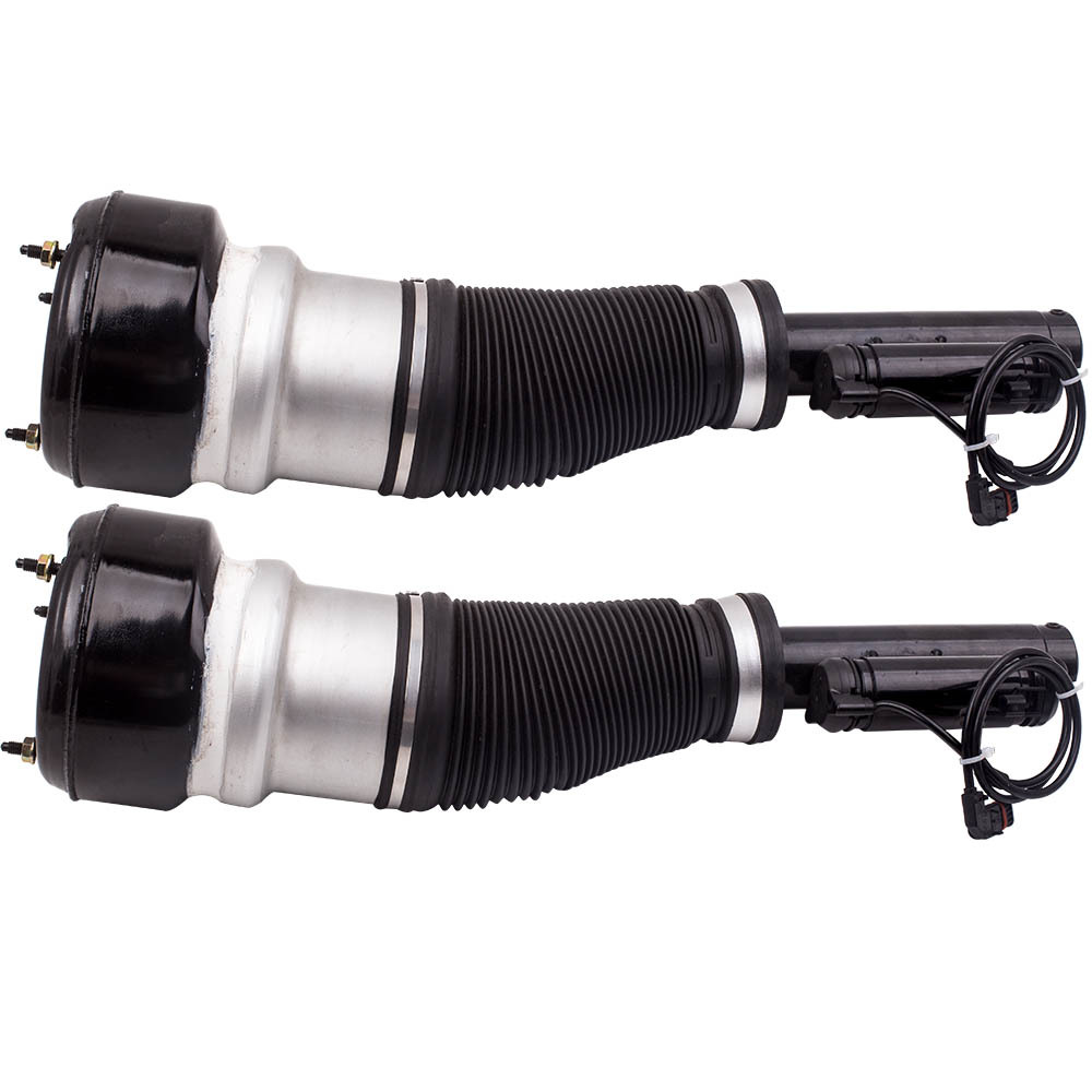 2x Front Air Strut Shock Suspension Spring compatible for Mercedes S Class W221 S 320 CDi