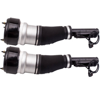 2x Front Air Strut Shock Suspension Spring compatible for Mercedes S Class W221 S 320 CDi