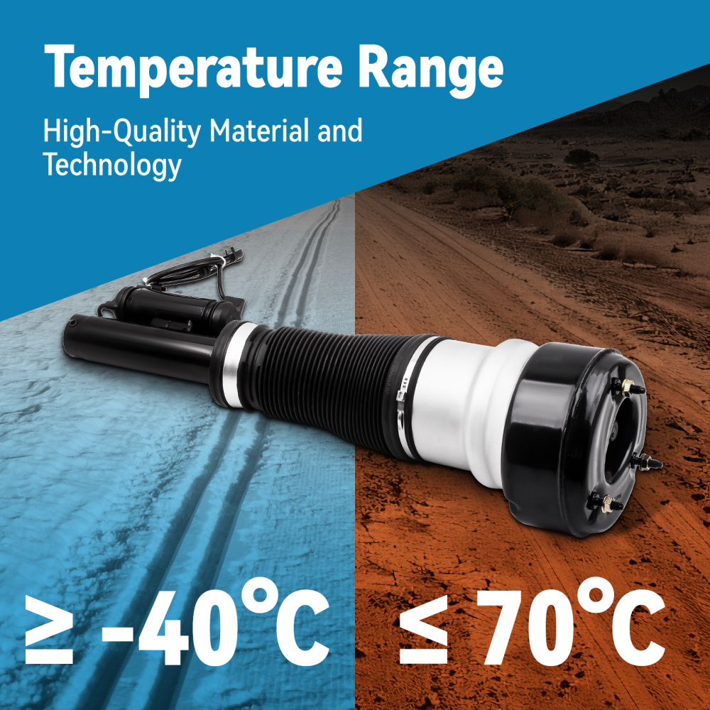 2x Front Air Strut Shock Suspension Spring compatible for Mercedes S Class W221 S 320 CDi