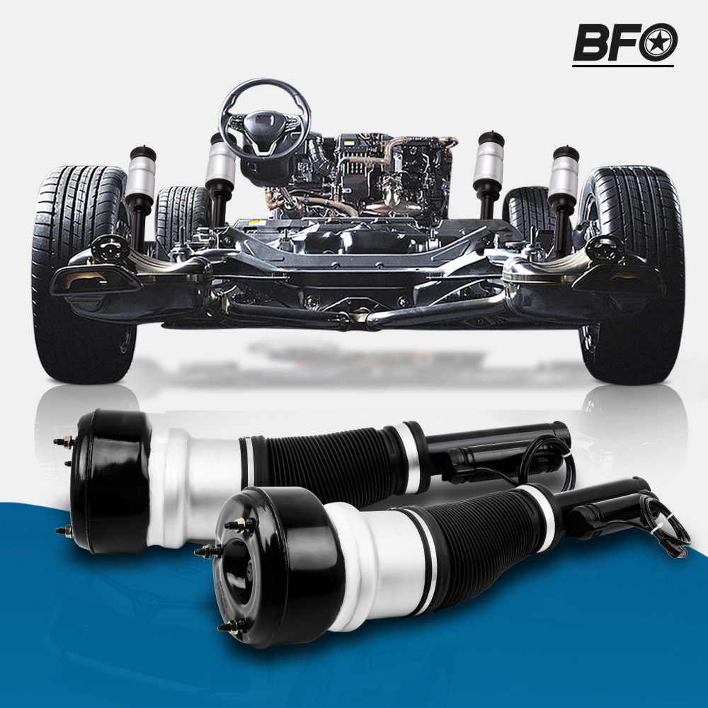 2x Front Air Strut Shock Suspension Spring compatible for Mercedes S Class W221 S 320 CDi