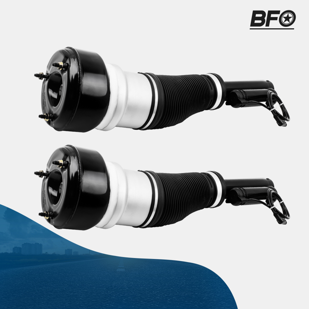 2x Front Air Strut Shock Suspension Spring compatible for Mercedes S Class W221 S 320 CDi