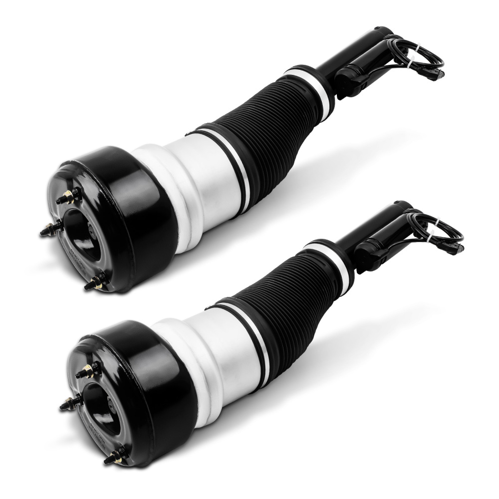 2x Front Air Suspension Struts compatible for Mercedes Benz W221 S Class Air Spring Bags