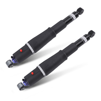 Pair Rear Air Strut Shocks compatible for GMC Chevy Cadillac Escalade 2000-2013 