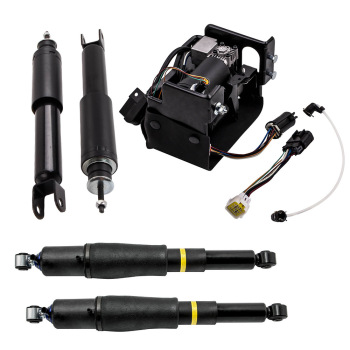 2 Avant +2 Arrière + Compresseur compatible pour Chevrolet Tahoe Gmc Yukon/xl 1500 2006 new