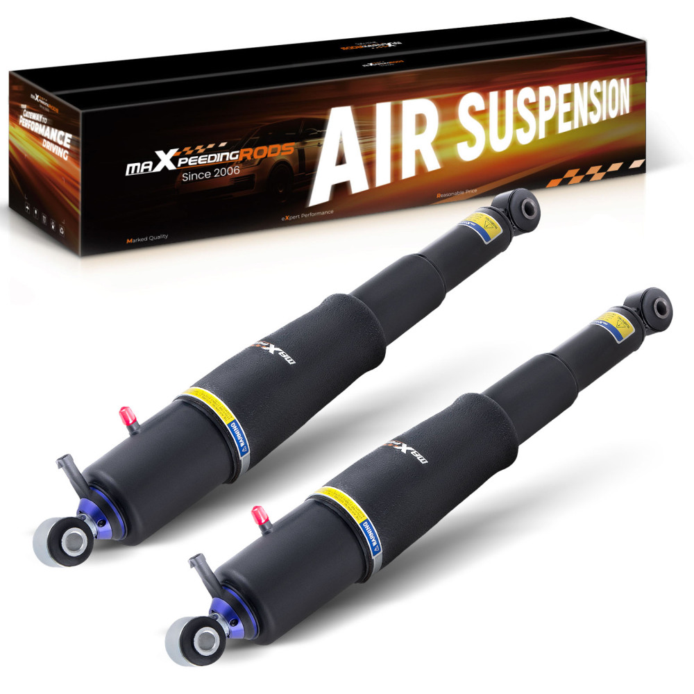 2 pcs Air Suspension Strut Shocks Rear Fit For GMC Chevy Cadillac Escalade 00-13
