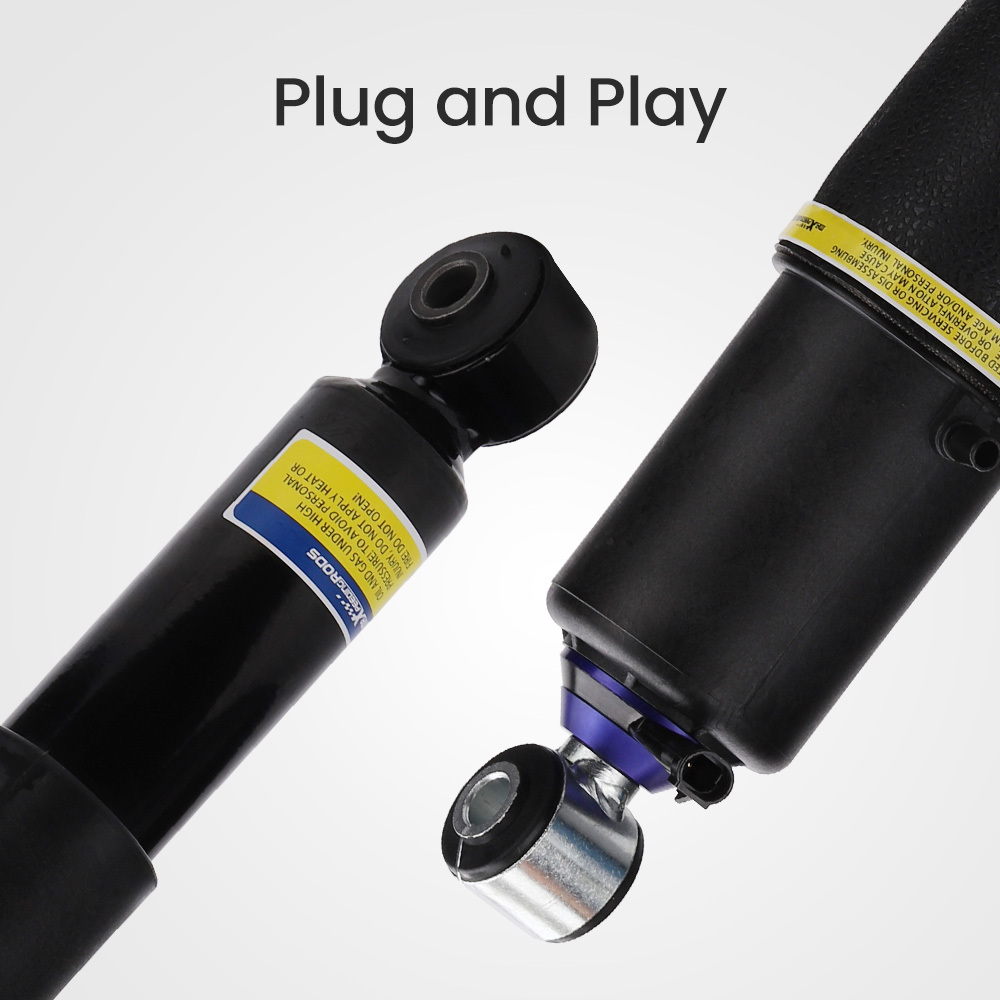 2 pcs Air Suspension Strut Shocks Rear Fit For GMC Chevy Cadillac Escalade 00-13