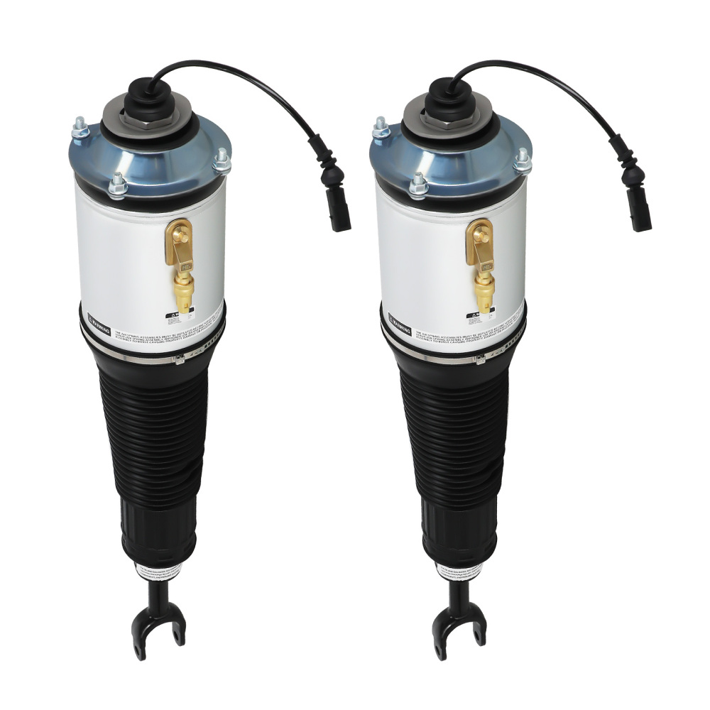2x Avant Air Suspension Pneumatique compatible pour Audi A8 D3 4E 04-10 + 1 compressor neuf