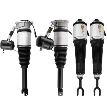 Front + Rear Left Right Air Suspension Shock Strut compatible for Audi A8 D3 4E 2002-2010
