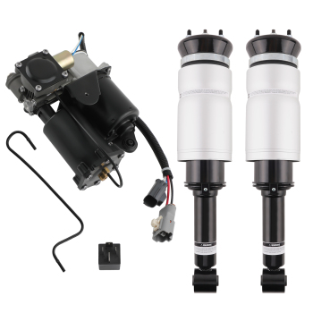 2X Avant Amortisseur + 1x Compresseur compatible pour Land Rover Discovery 3 4 RNB501250