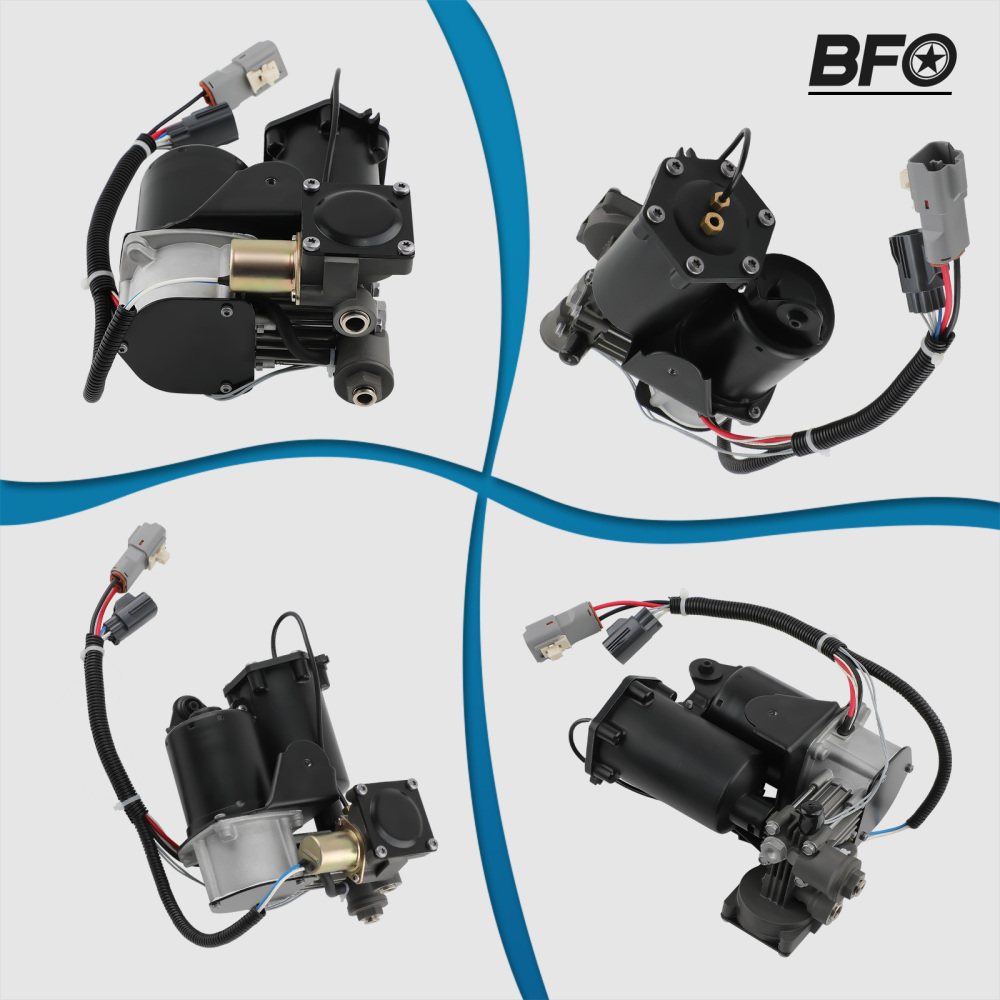 2X Avant Amortisseur + 1x Compresseur compatible pour Land Rover Discovery 3 4 RNB501250