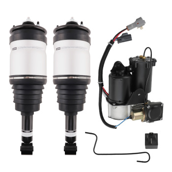 Rear Air Shock + Air Ride Compressor compatible for Land Rover Discovery 3 4 Sport
