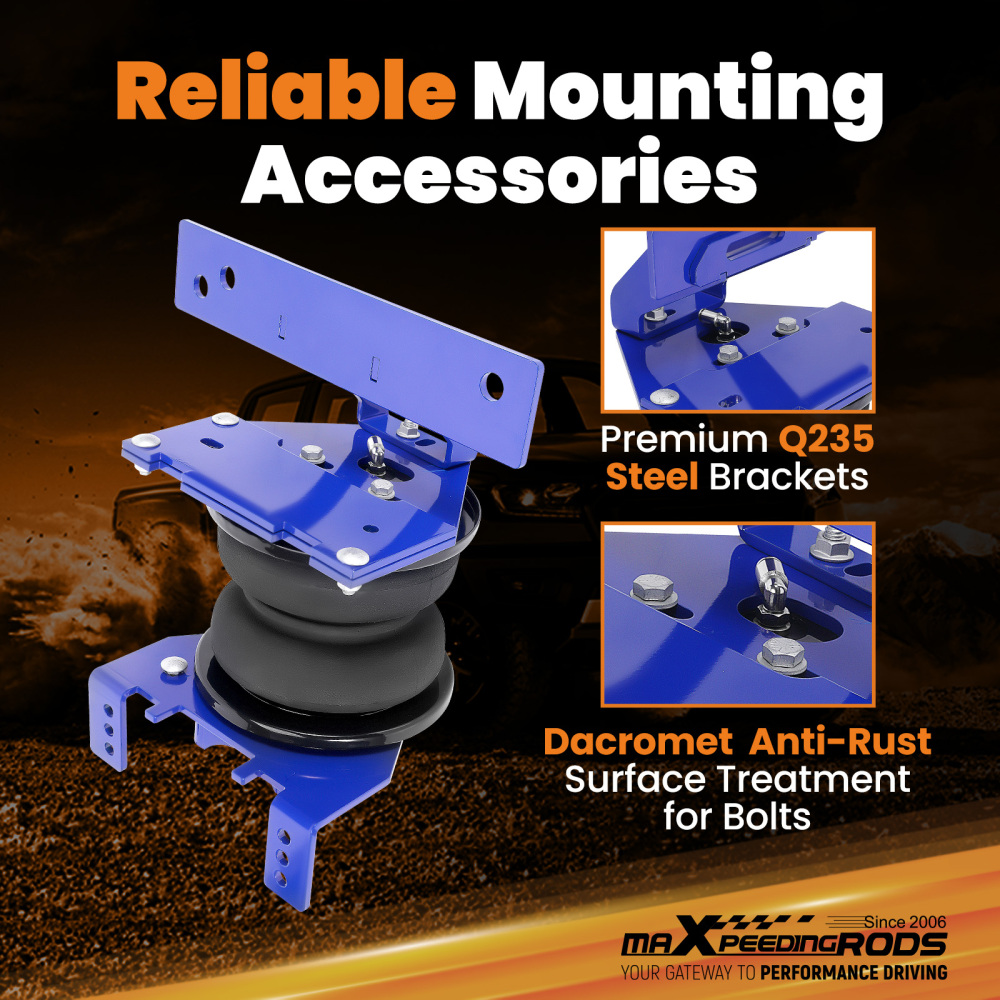 Rear Air Spring Suspension Kit compatible for Ford F-250 Super Duty Pickup 6.2L 2020-2022