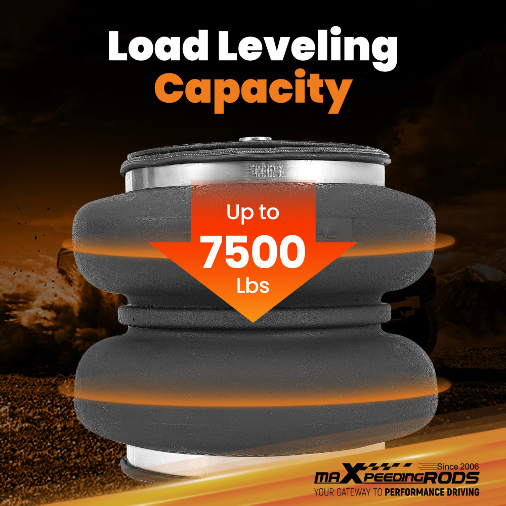 Rear Air Spring Suspension Kit compatible for Ford F-250 Super Duty Pickup 6.2L 2020-2022