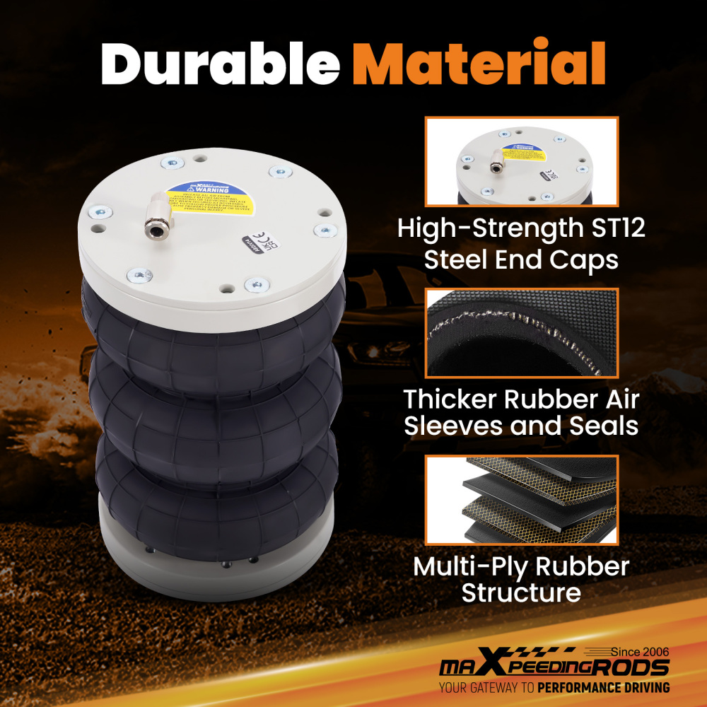 Rear Air Spring Bag Suspension Kit compatible for Iveco Daily 35S 30S 45S 2014-2024 5800KG