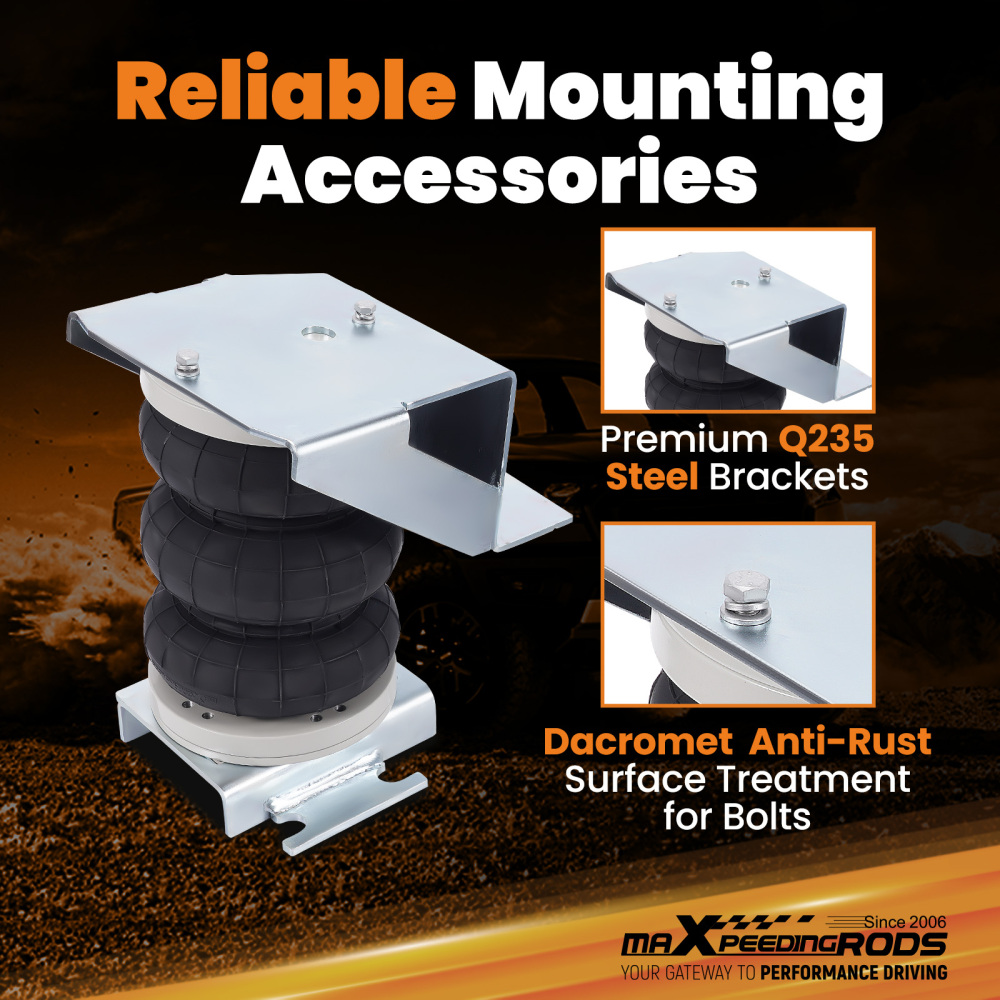 Rear Air Spring Bag Suspension Kit compatible for Iveco Daily 35S 30S 45S 2014-2024 5800KG