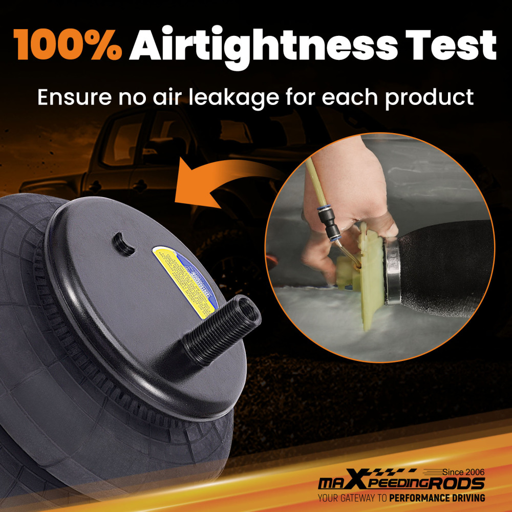 Air Suspension Kit + Wireless Air Shock Compressor Kit compatible for Dodge Ram 1500 06-08