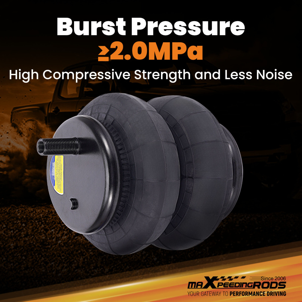 Air Suspension Kit + Wireless Air Shock Compressor Kit compatible for Dodge Ram 1500 06-08