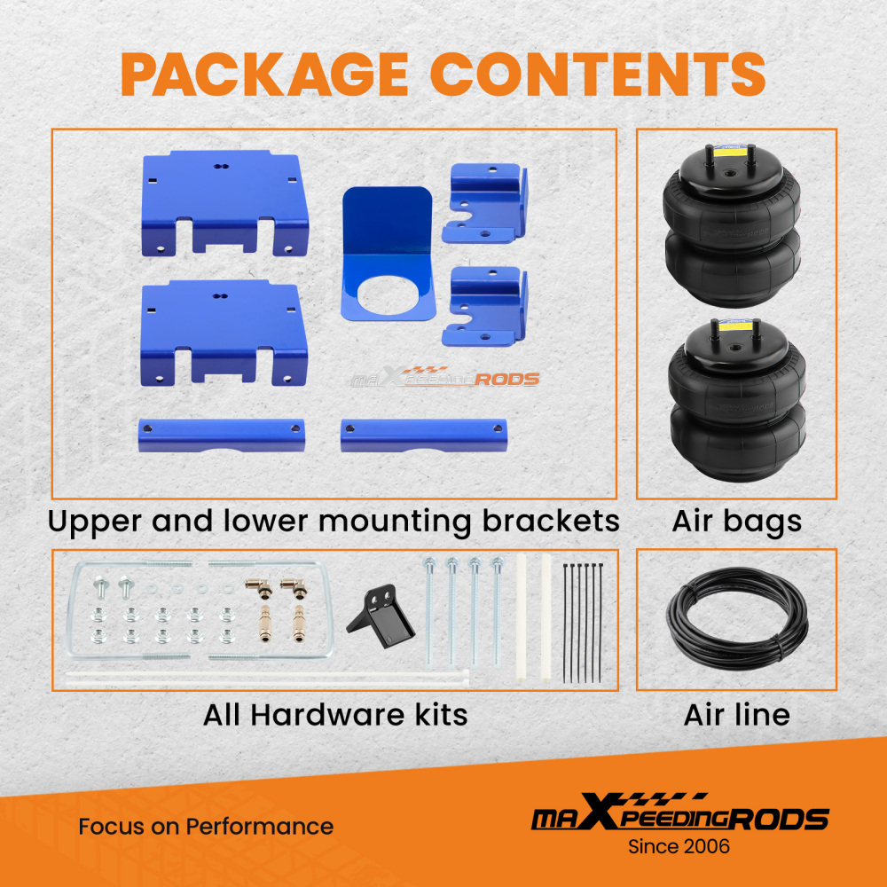 Air Suspension + Wireless Compressor Kit compatible for Dodge Ram Pickup 1500 2WD/4WD 02-08