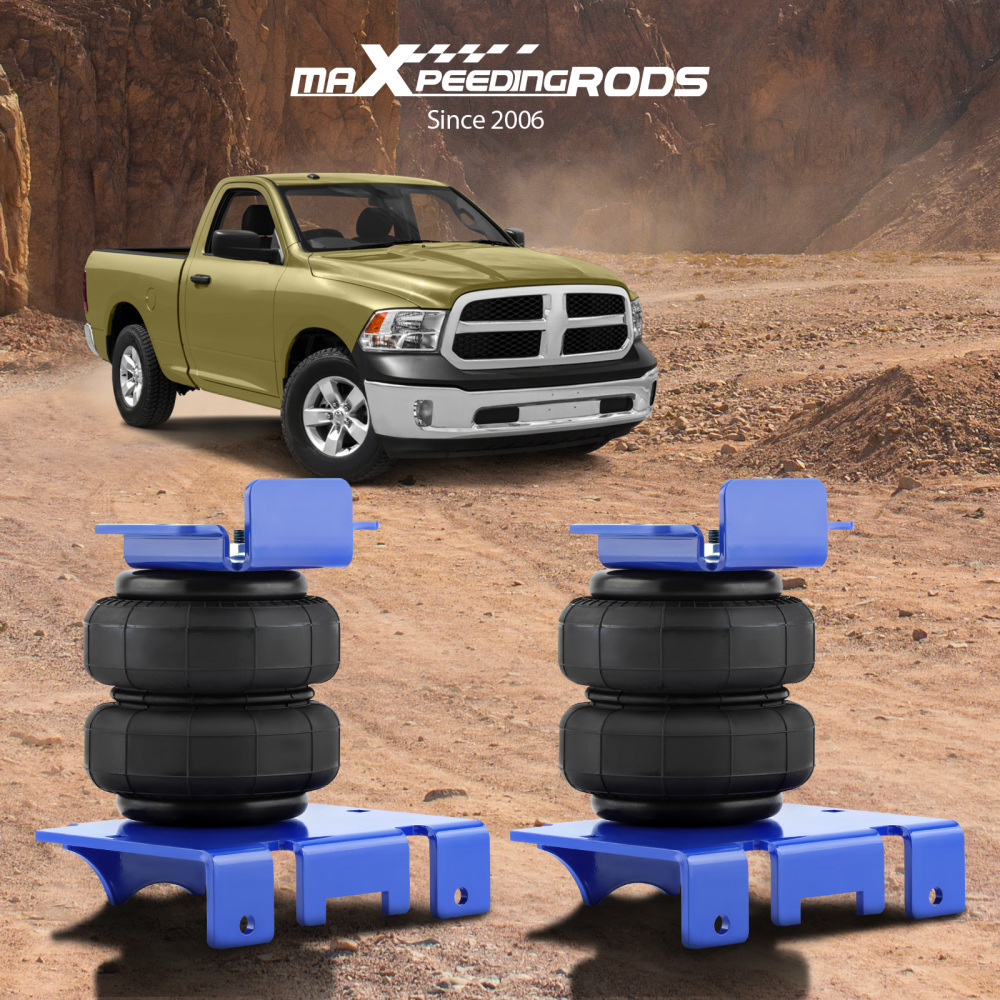 Air Suspension + Wireless Compressor Kit compatible for Dodge Ram Pickup 1500 2WD/4WD 02-08