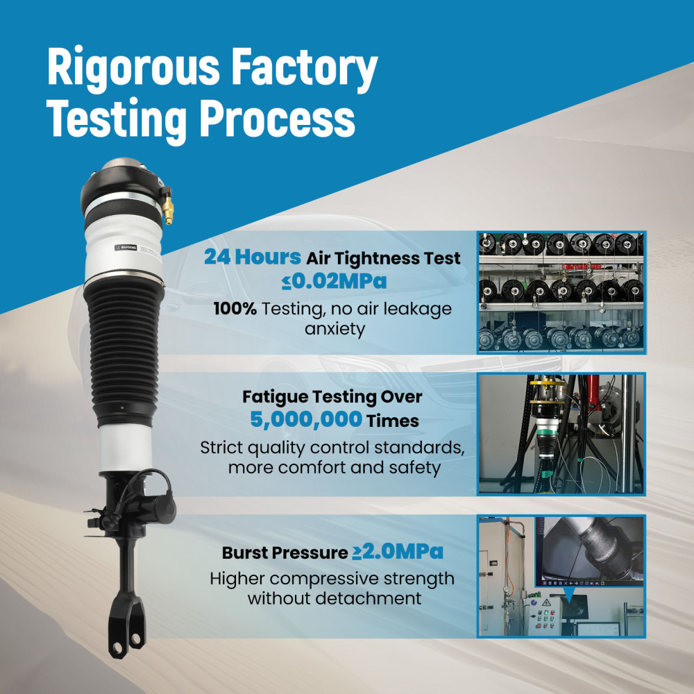 2 x Air Shock Suspension Front compatible for Audi A6 Allroad 4FH C6 2006-11 Estate 3.0 TDI