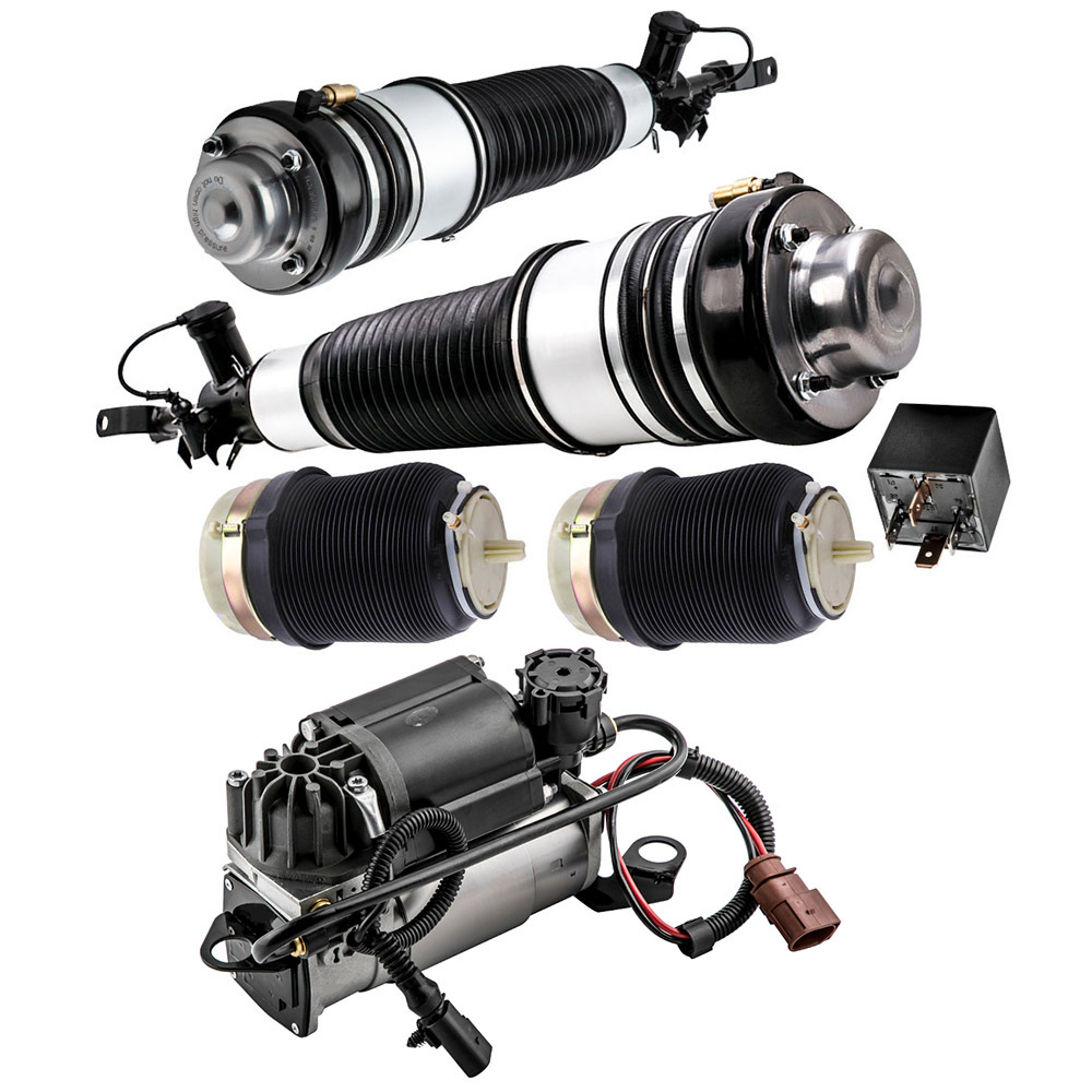 Set Front compatible for Audi A6 Air StrutBagCompressor Quattro Base 4F0616005D