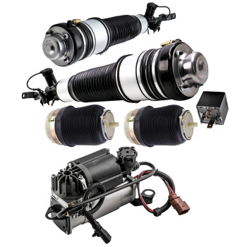 Set Front compatible for Audi A6 Air StrutBagCompressor Quattro Base 4F0616005D