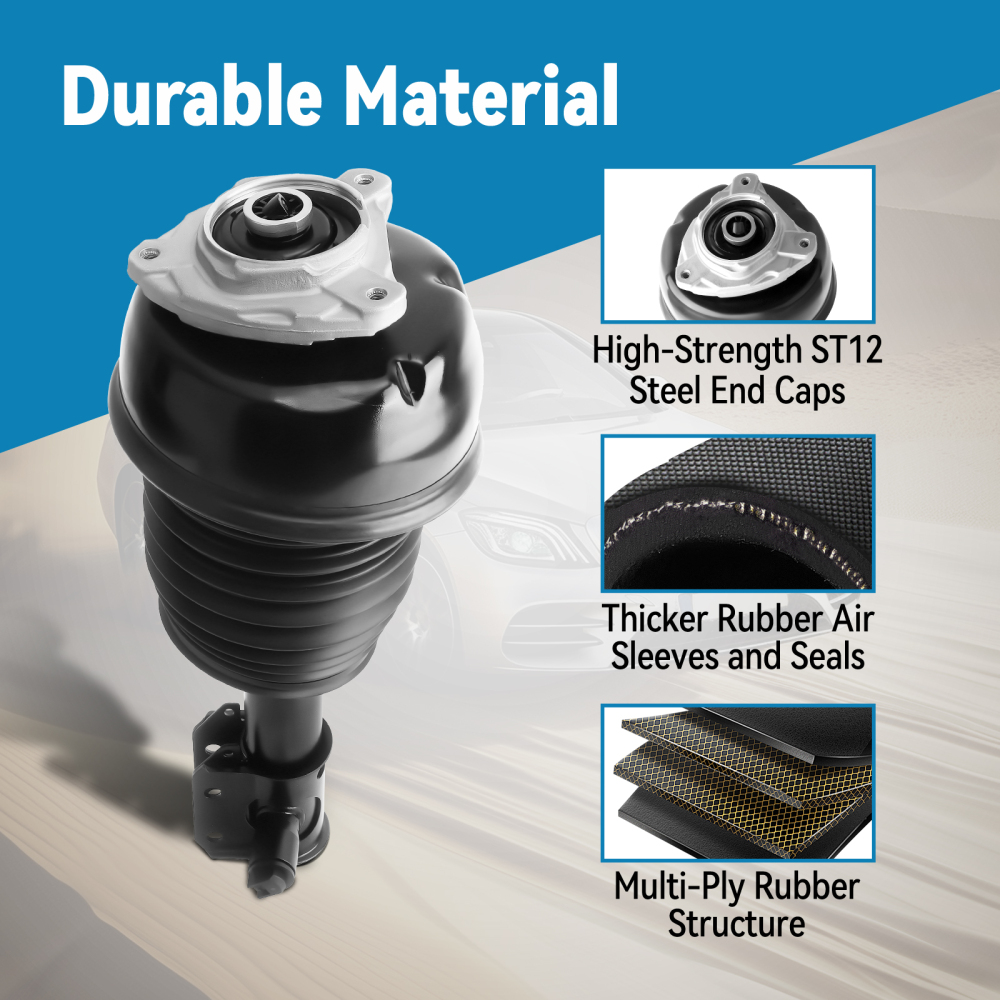 Avant Gauche Droit Suspension Amortisseur compatible pour Mercedes W212 S212 X218 4matic