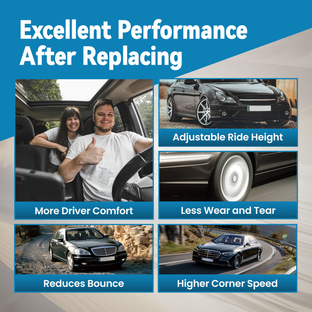 2PCS Front Air Suspension Shock Struts compatible for Porsche Panamera 970.2 S GTS Turbo