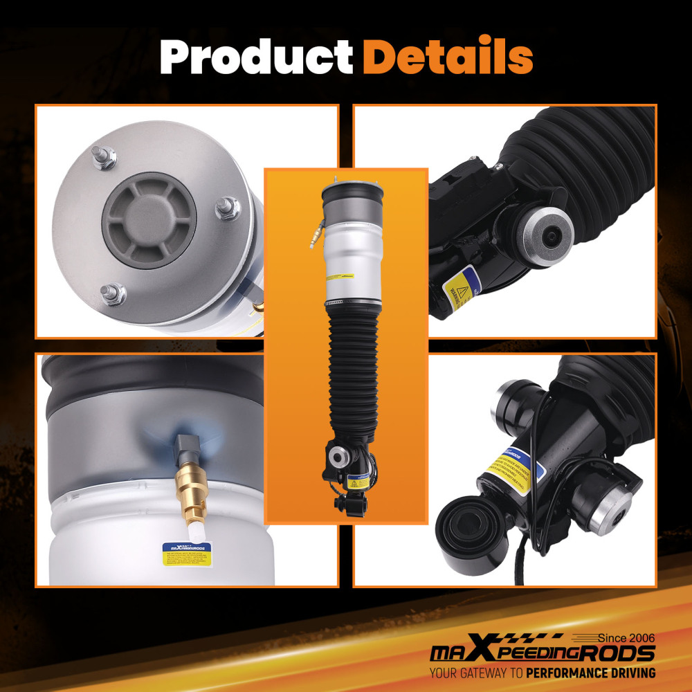 Air Shock Absorber Rear Right compatible for BMW 7 Series F01 F02 2007-2015 EDC