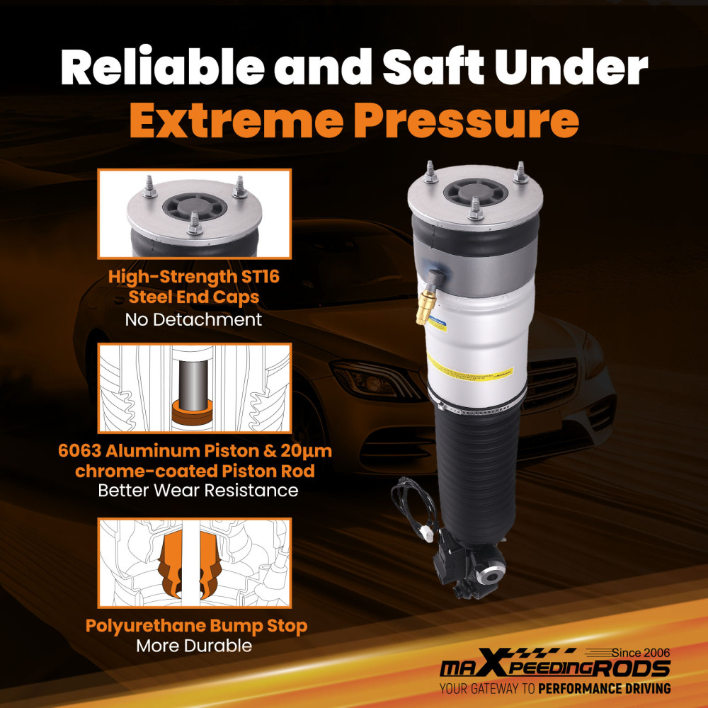 Amortisseur à Air EDC compatible pour BMW F03 F04 Série 7 37126791676 2007-2015