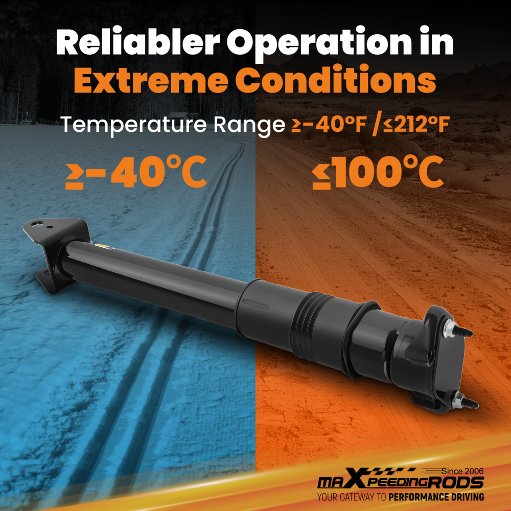 Pair Air Ride Suspension Shock compatible for Mercedes GL320 GL350 GL450 GL550 1643202231