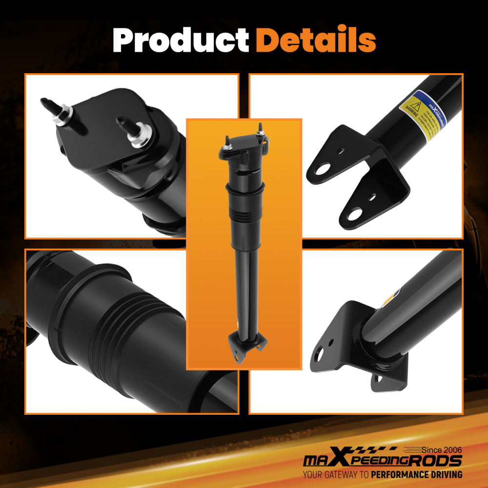 Pair Air Ride Suspension Shock compatible for Mercedes GL320 GL350 GL450 GL550 1643202231