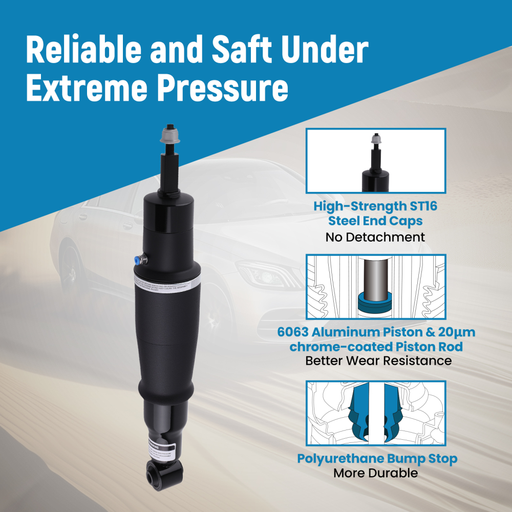 2x Rear RH LH Air Suspension Shock Struts compatible for Infiniti QX56 2011-2013