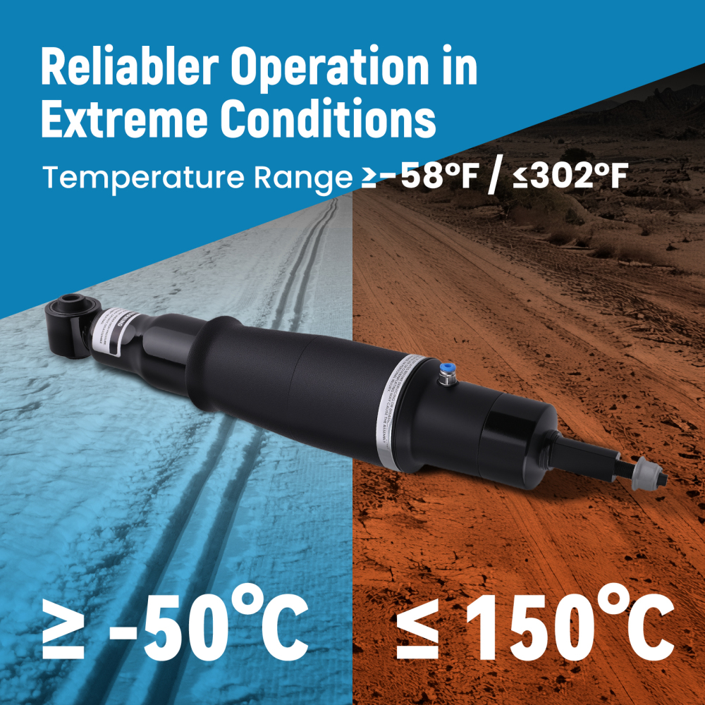 2x Rear RH LH Air Suspension Shock Struts compatible for Infiniti QX56 2011-2013