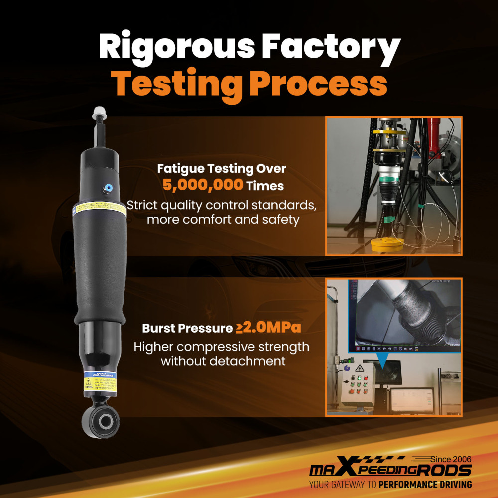 Pair Rear Air Suspension Shock Struts Compatible For Infiniti QX56 QX80 Armada 2011-2024	