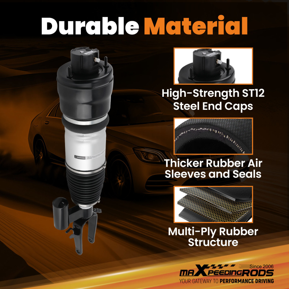 Front Left Air Suspension Shock Strut compatible for Mercedes W211 S211 2003-2009 4-Matic
