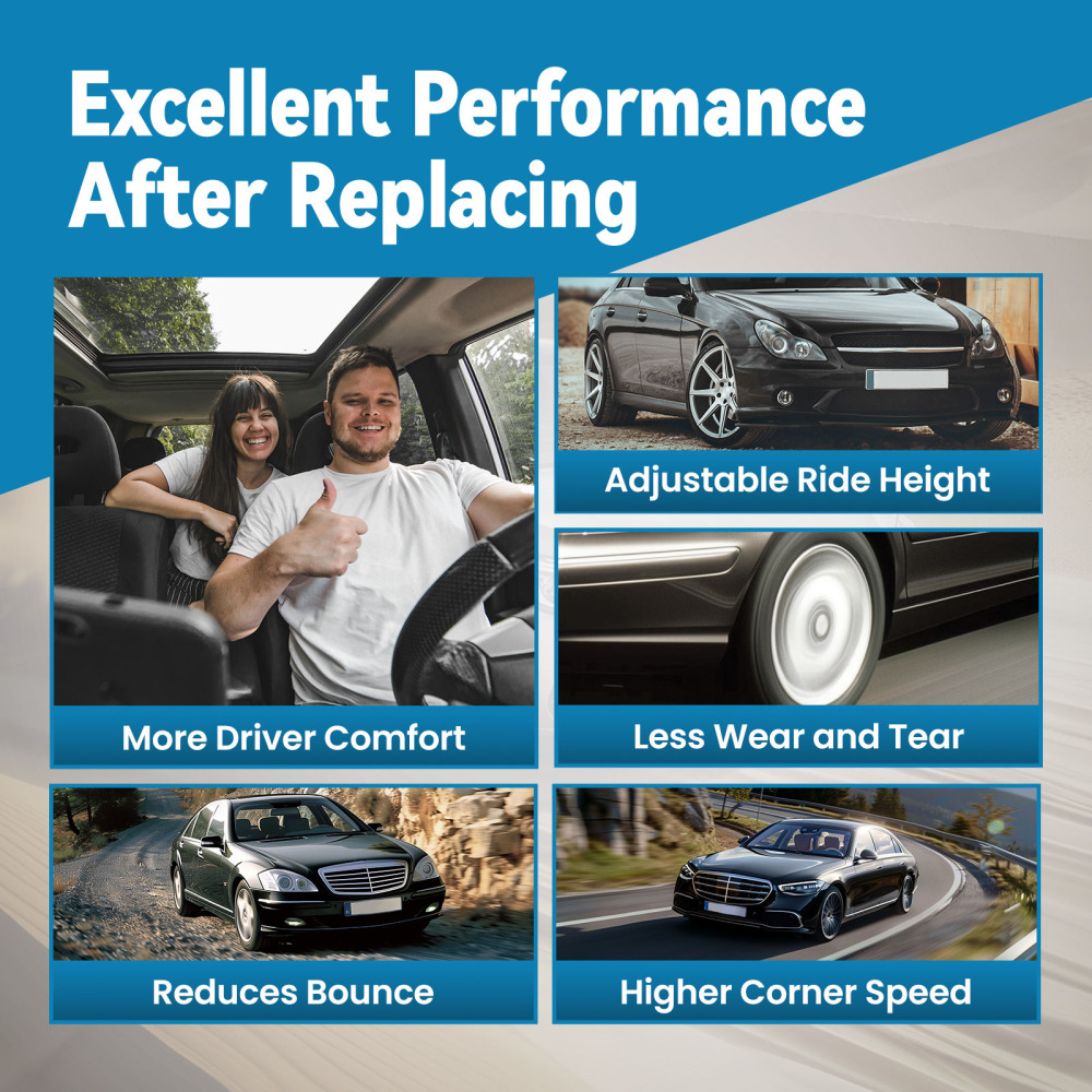 Jambe de Suspension pneumatique compatible pour Mercedes W221 C216 2213201338 Arrière gauche