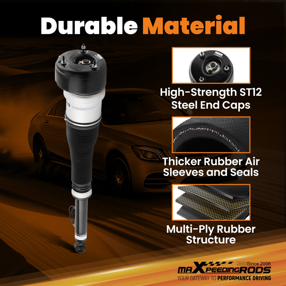 Rear Right Airmatic 4-Matic Electronic Air Strut compatible for Mercedes S550 W221 07-13	